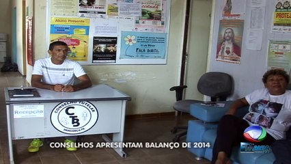 CONSELHOS APRESENTAM BALANÇOS DE 2014