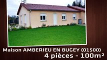 A vendre - Maison/villa - AMBERIEU EN BUGEY (01500) - 4 pièces - 100m²