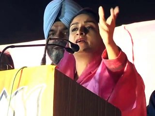 Harsimrat campaigning-delhi polls