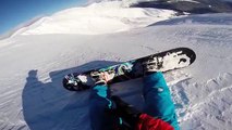 Snowboard : une avalanche filmée à la GoPro !