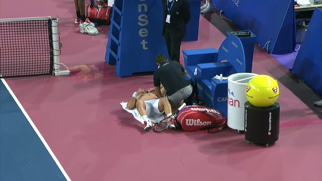 ATP Montpellier: Monfils bt Darcis (4-6 6-2 6-3)