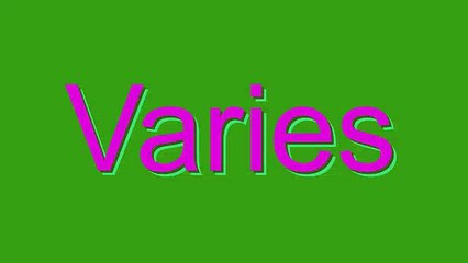 How to Pronounce Varies