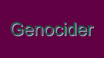 Learn the Correct Pronunciation of 'Genocider' 🎧