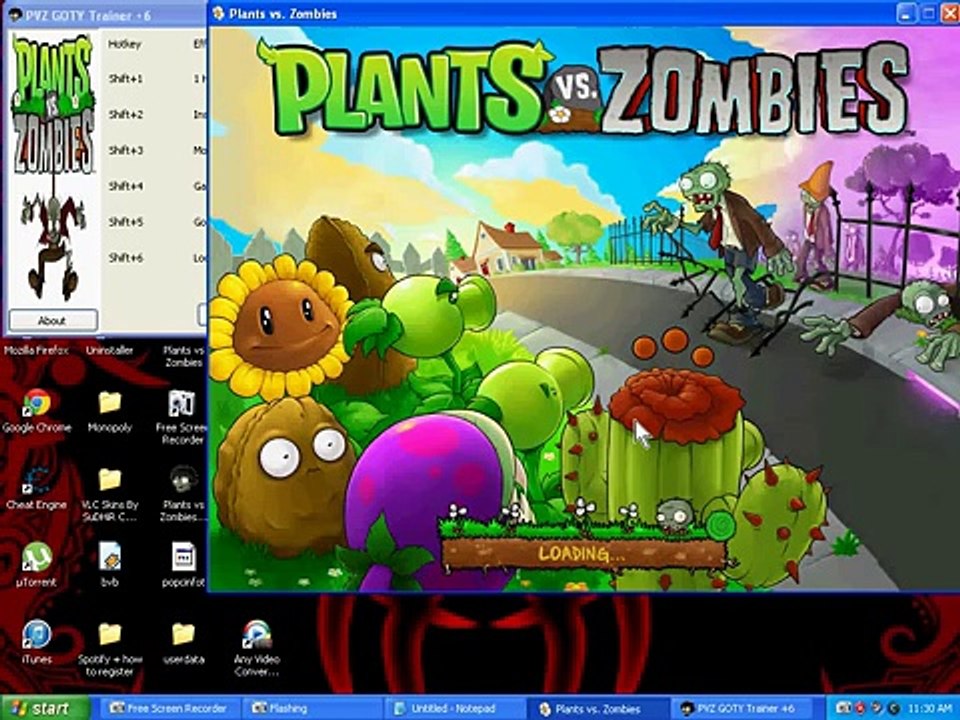 Plants vs Zombies Game of the Year Edition Trainer +6 w/Download