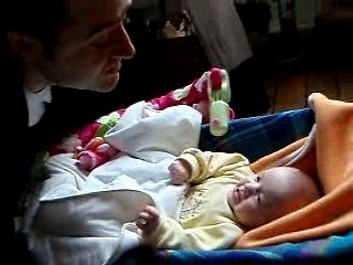 ambre et son papa le 3 mars