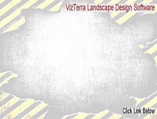 VizTerra Landscape Design Software Free Download - Download Now [2015]