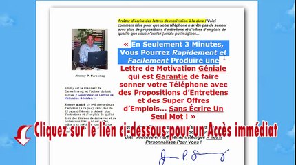 Télécharger le générateur de lettres de motivation géniales gratuit Jimmy Sweeney