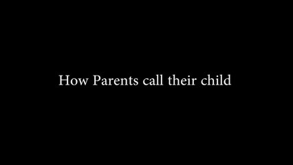 Parents Call Their Child Vs Pathan Call Their Child