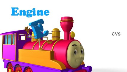 A is for apple Nursery Rhymes 3 3D Animation English Alphabet ABC Songs for children