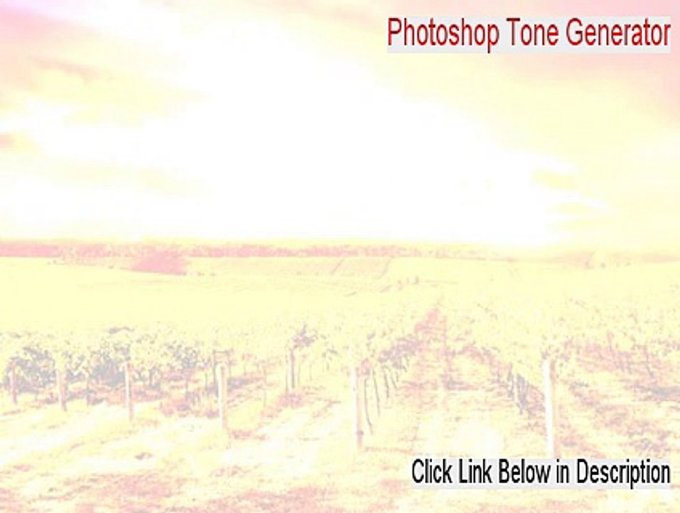 Photoshop Tone Generator (32bit Edition) Keygen (Download Here)