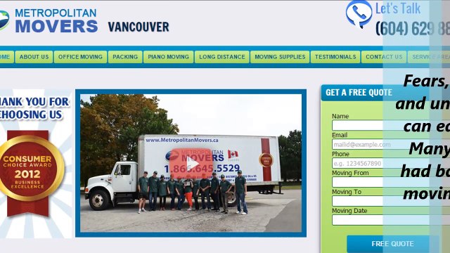 Metropolitan Movers Vancouver