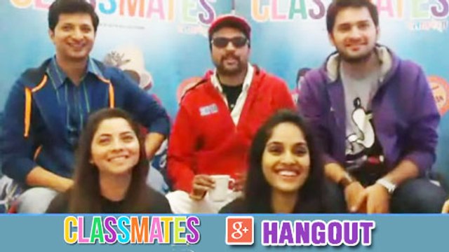 Classmates Google+ Hangout On Air - Marathi Movie - Ankush, Sachit, Sonalee, Siddharth, Pallavi