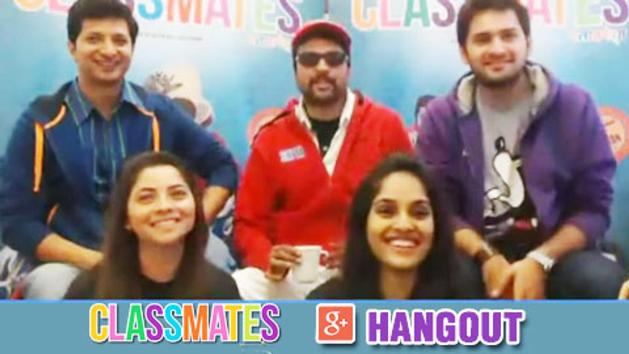 Classmates Google+ Hangout On Air - Marathi Movie - Ankush, Sachit, Sonalee, Siddharth, Pallavi