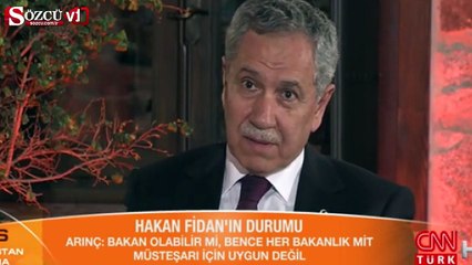 Arınç: Ne işin var milletvekilliğinde!