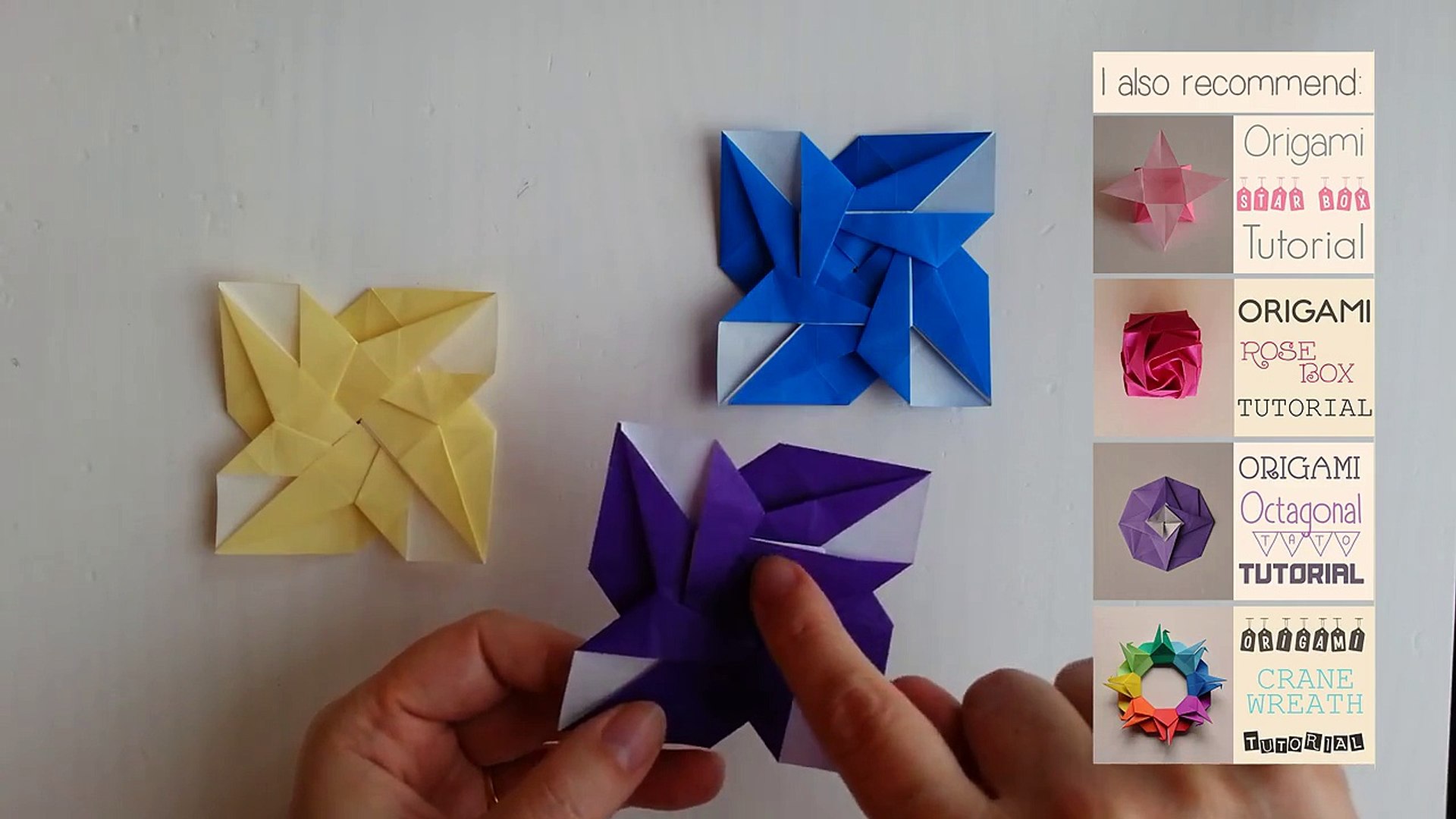 Origami Another Tato Tutorial Video Dailymotion,Half Square Triangles Size Chart