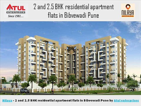 Nilaya 2 and 2.5 BHK residential apartment flats in Bibvewadi Pune by Atul enterprises