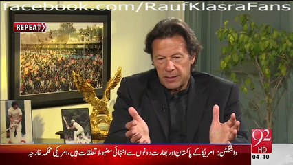 Imran Khan Answering A Question