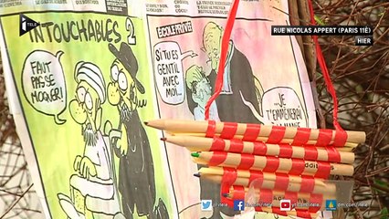 Download Video: Charlie Hebdo : un mois après l'émotion est toujours aussi vive