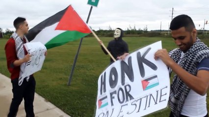HONK FOR PALESTINE!