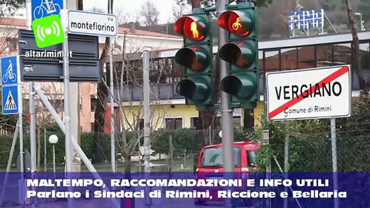 Maltempo: raccomandazioni e info utili dei Sindaci di Rimini, Bellaria e Riccione sindacif