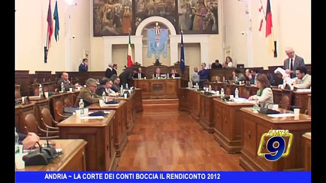 ANDRIA | La Corte dei Conti boccia il rendiconto 2012