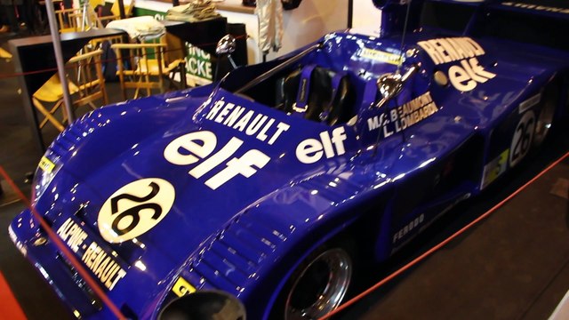 Rétromobile : Alpine-Renault 441C sur le stand Chapal avec Paul Belmondo