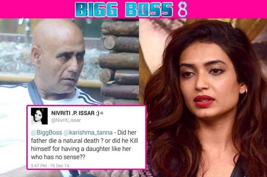 Bigg Boss 8: Puneet Issar's daughter makes filthy tweet about Karishma Tanna’s father!