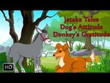 Jataka Tales - Dog's Attitude Donkey's Gratitude - Moral Stories - Animated Cartoons/Kids