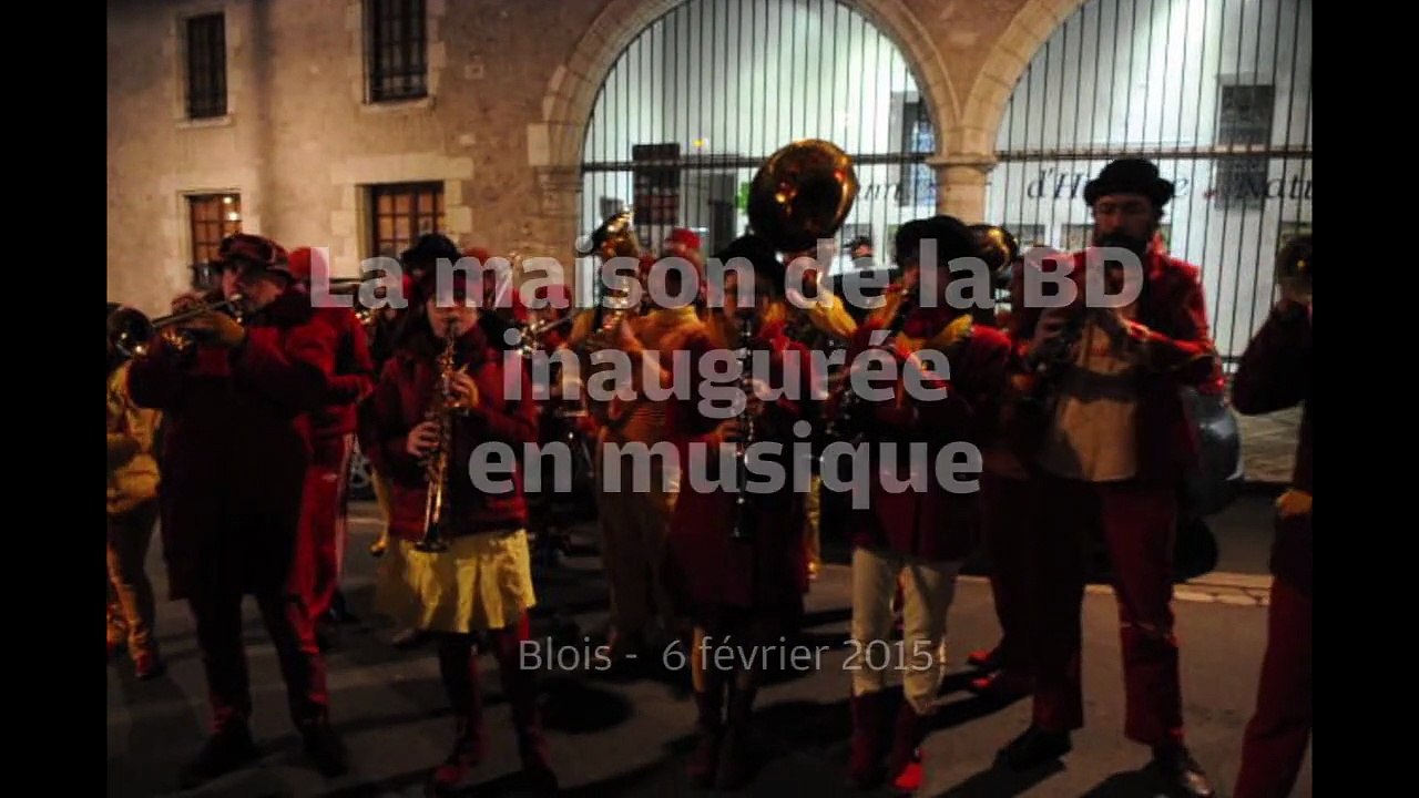 VIDEO (41) La maison de la BD de Blois inaugurée en musique