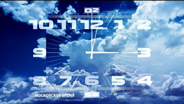 Первый канал Задержка выпуска новостей, Часы (07.02.2015)