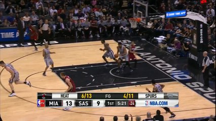 Les highlights de Tony Parker face au Heat: 21 points à 9/12
