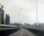 Dashcam footage captures Taiwan plane crash Taipei #Zoomed