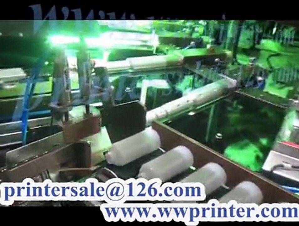 cosmetic bottle container screen decorating machine