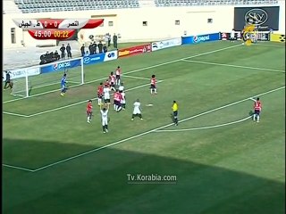 طلائع الجيش يتقدم 1/0 علي النصر في الشوط الأول