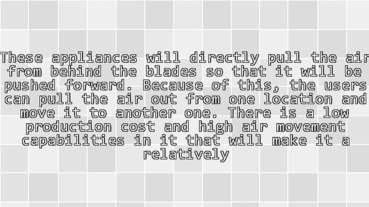 What To Know Regarding An Axial Fan