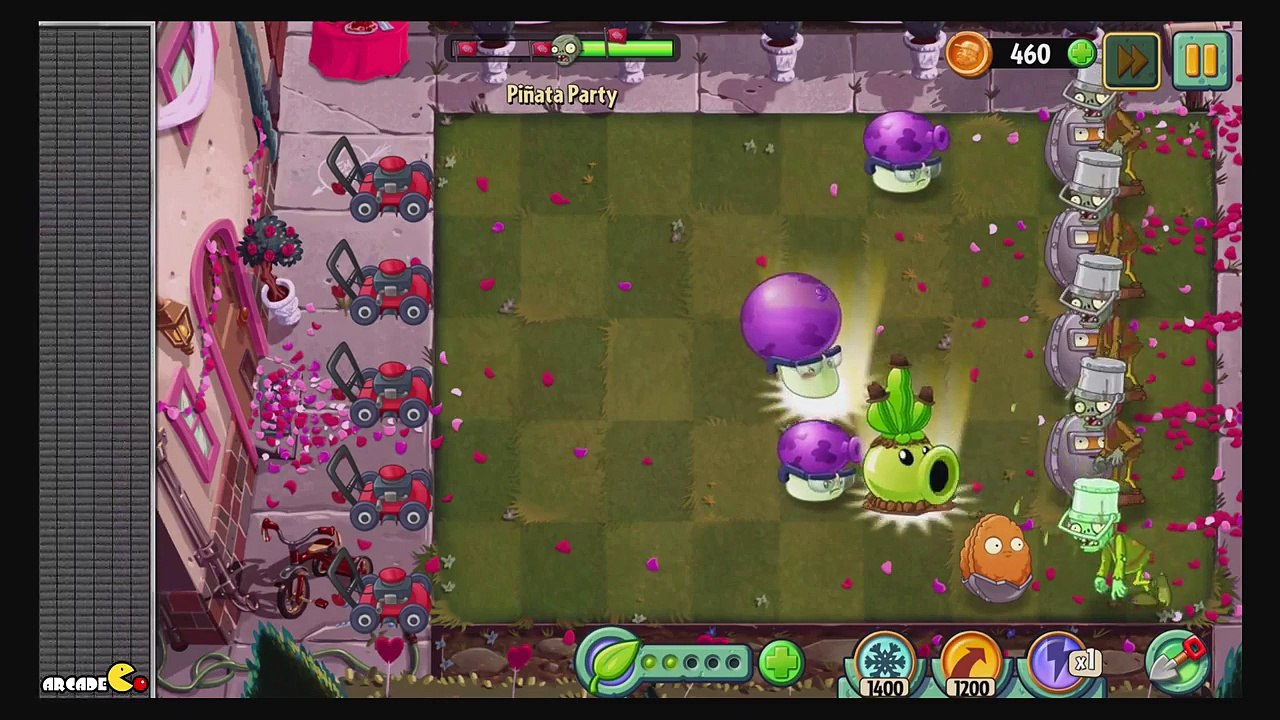 Plants vs Zombies 2  Bull Rider Zombies Valenbrainz Pinata Party 2 9!