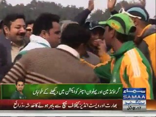 People happy on  comeback saeed ajmal
