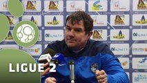 Conférence de presse US Créteil-Lusitanos - Havre AC (0-0) : Thierry FROGER (USCL) - Thierry GOUDET (HAC) - 2014/2015