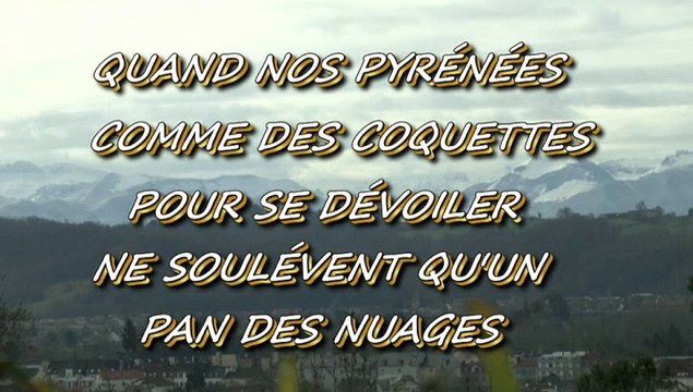 MICHOU64 W-D.D. PRÉSENTE - 2 FÉVRIER 2015 - QUAND NOS PYRÉNÉES COMME DES COQUETTES POUR SE DÉVOILER NE SOULÈVENT QU'UN PAN DES NUAGES
