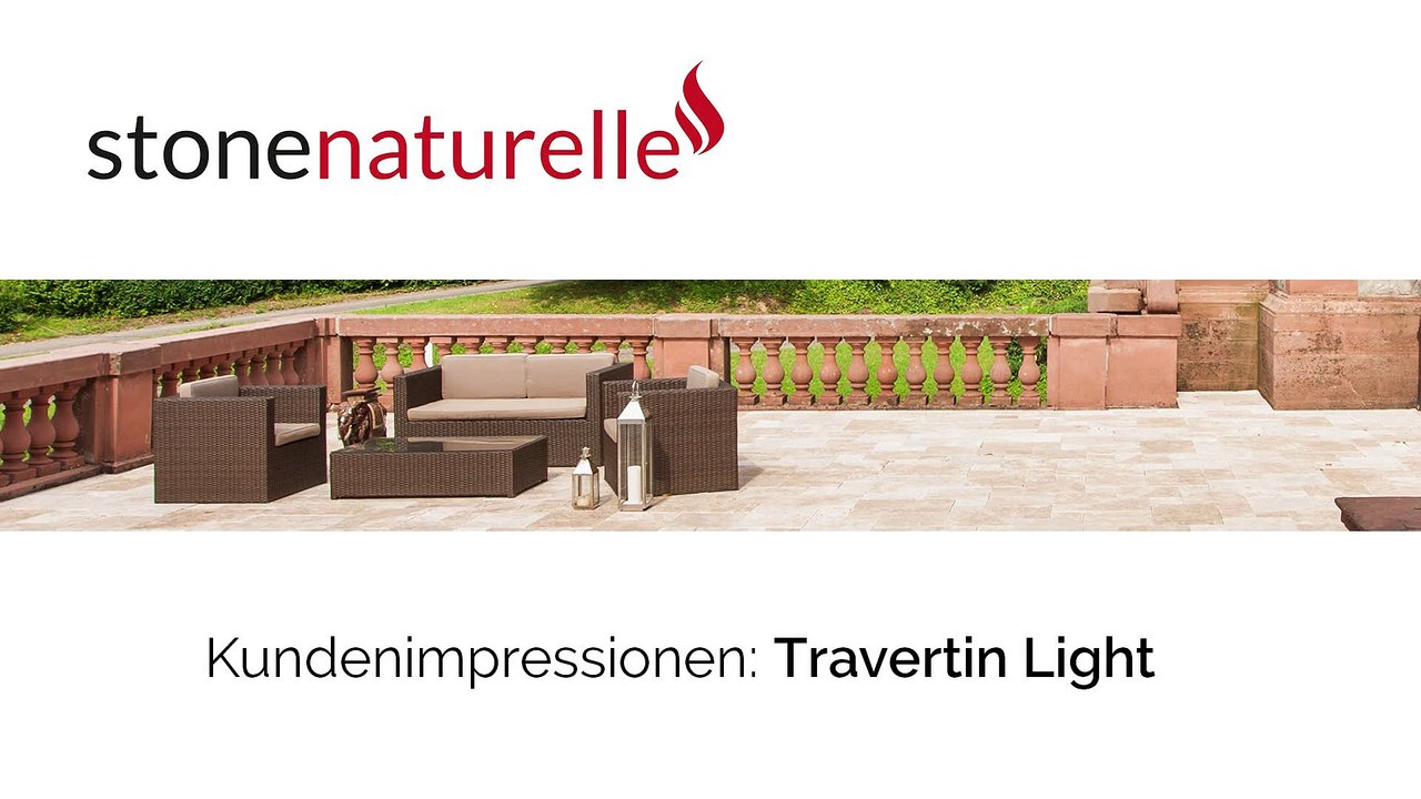 Naturstein Travertin Light im Wohnraum - stonenaturelle AG