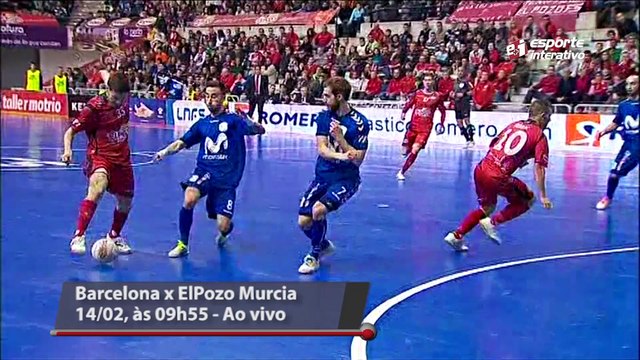 Todos os gols da vitória do Inter Movistar sobre o ElPozo Murcia!