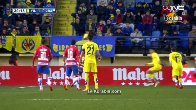 أهداف مباراة ( فياريال - غرناطة ) الدوري الأسباني