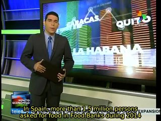 Thousands of Spanish families turn to food banks