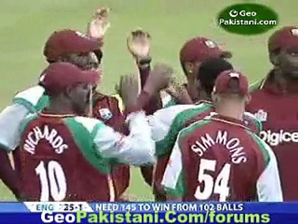 2nd Twenty20 - England v West Indies - Eng Inngs