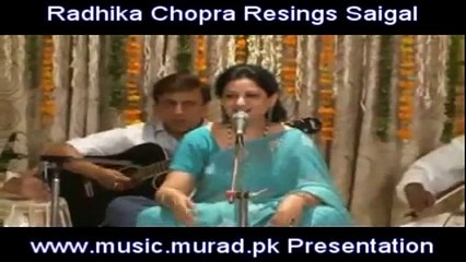 Radhika Chopra Resings Saigal ae kaatib-e-taqdir My Sister 1944 Pankaj Mullick  www.VintageSense.com