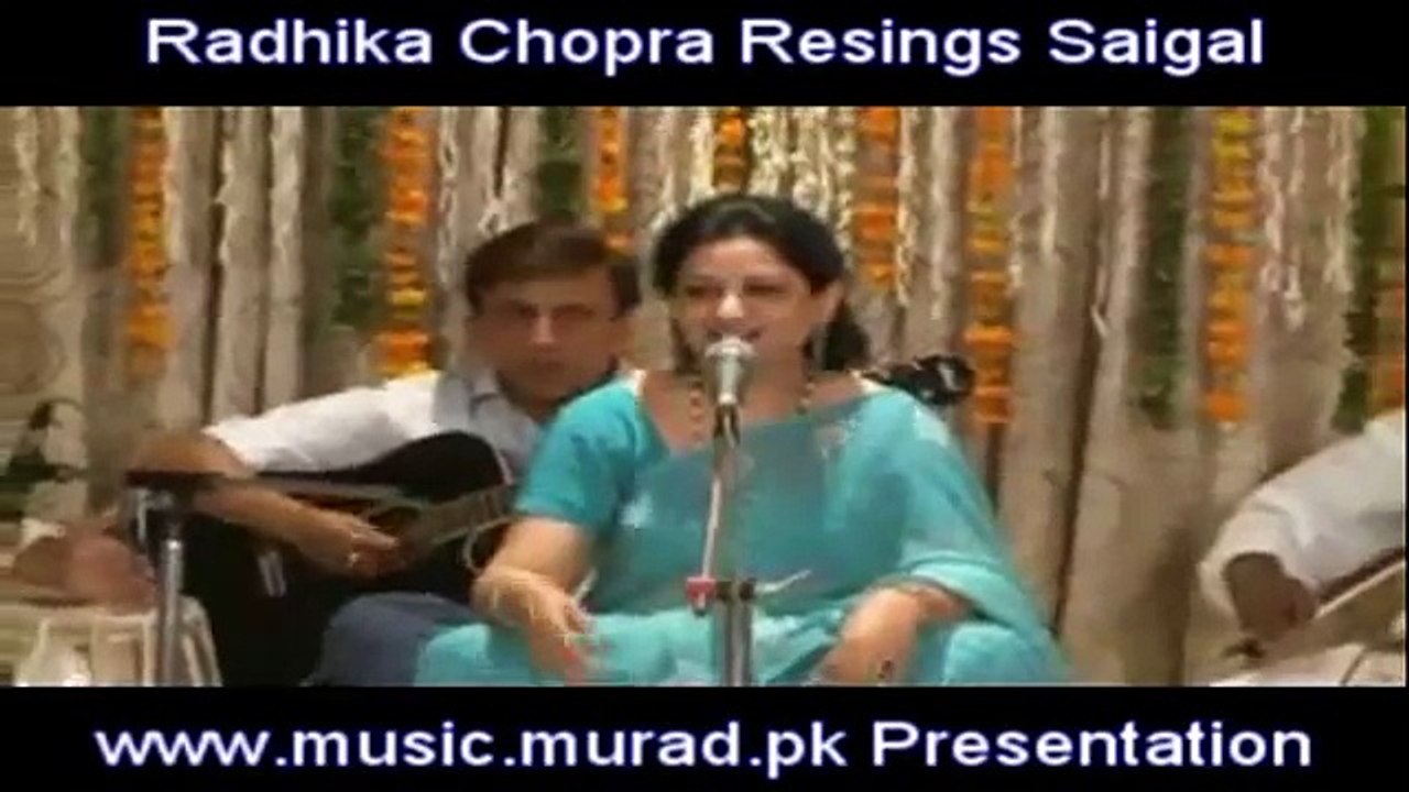 Radhika Chopra Resings Saigal ae kaatib-e-taqdir My Sister 1944 Pankaj Mullick  www.VintageSense.com