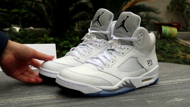 Air Jordan 5 White Metallic Silver Shoes Review From Daniel Ke