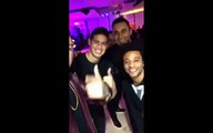 James Rodriguez, Marcelo and Keylor Navas sinning in Cristiano Ronaldo's party