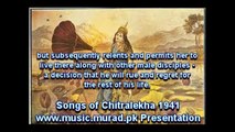 Song of Chitralekha 1941 Tum Jaao Jaao Bade Bhagwan Old Hindi Song Kidar Nath Sharma