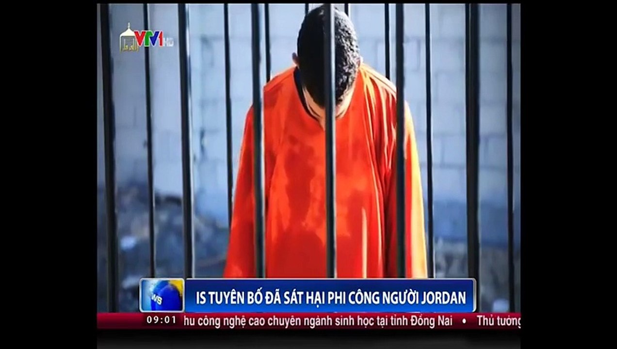 Hồi giáo IS thiêu sống phi công Jordan